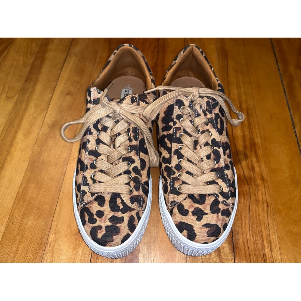 Steve Madden Platform Cheetah Print Sneakers
